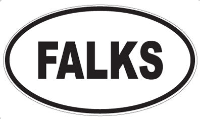 FALKS - Oval Magnet