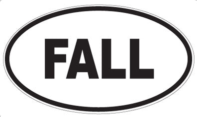 FALL - Oval Magnet