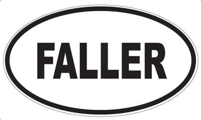 FALLER - Oval Magnet