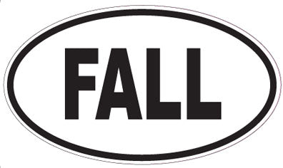 FALL - Oval Sticker