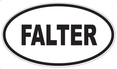 FALTER - Oval Magnet