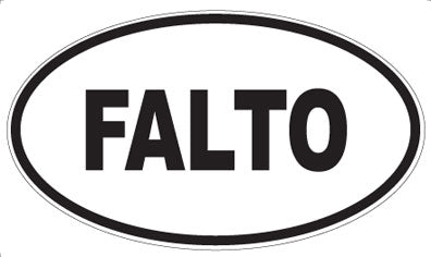 FALTO - Oval Magnet