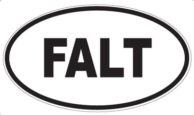 FALT - Oval Magnet
