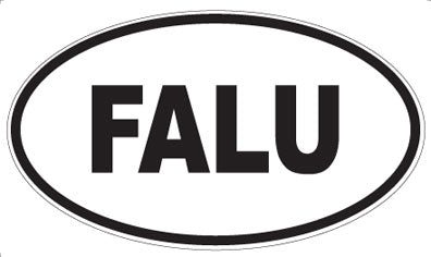 FALU - Oval Sticker