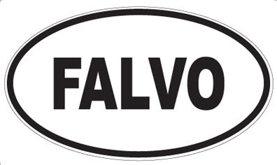 FALVO - Oval Sticker