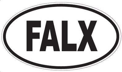 FALX - Oval Sticker