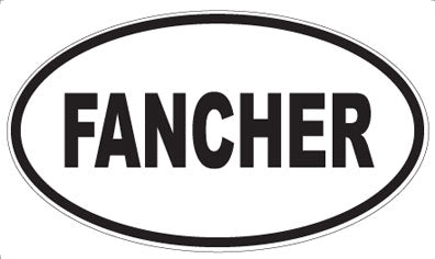 FANCHER - Oval Magnet