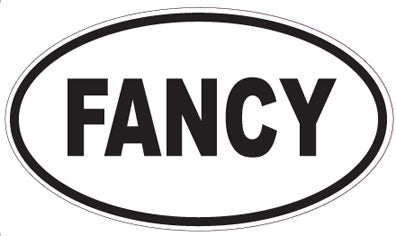 FANCY - Oval Magnet