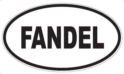 FANDEL - Oval Sticker
