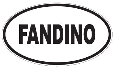 FANDINO - Oval Sticker