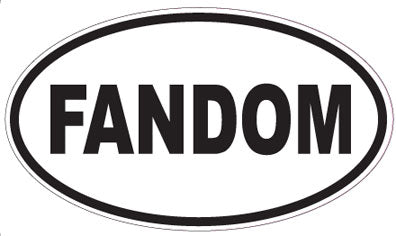FANDOM - Oval Sticker