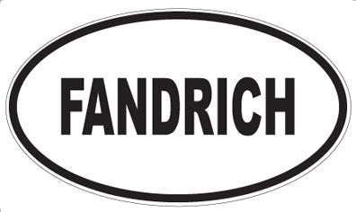 FANDRICH - Oval Magnet