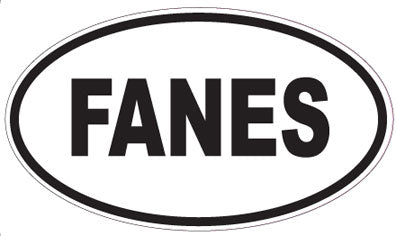 FANES - Oval Magnet
