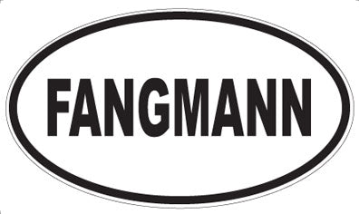FANGMANN - Oval Sticker