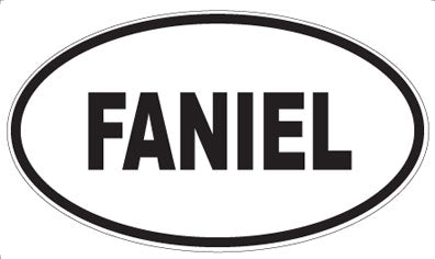 FANIEL - Oval Magnet