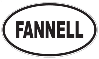 FANNELL - Oval Magnet