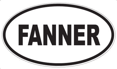 FANNER - Oval Magnet