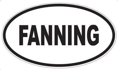 FANNING - Oval Magnet