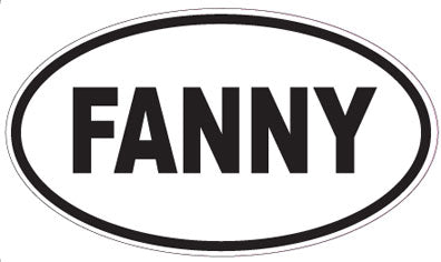 FANNY - Oval Magnet