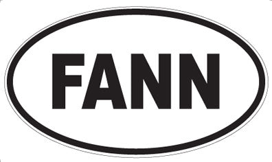 FANN - Oval Magnet