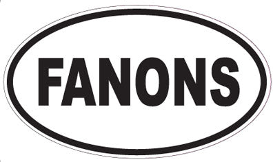 FANONS - Oval Sticker