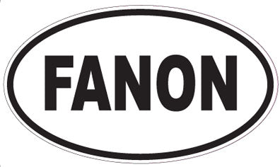 FANON - Oval Magnet