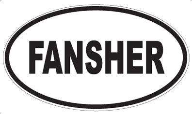 FANSHER - Oval Magnet