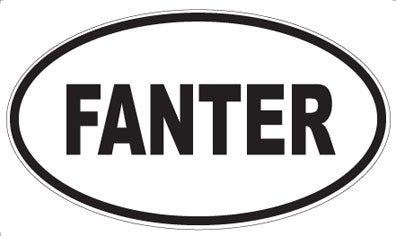 FANTER - Oval Magnet