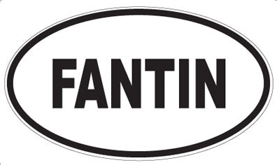 FANTIN - Oval Sticker