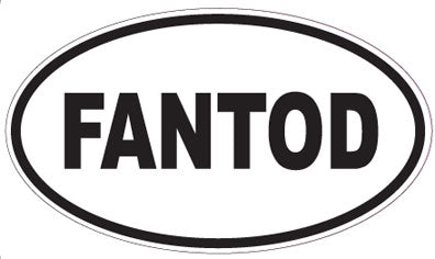 FANTOD - Oval Sticker