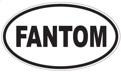 FANTOM - Oval Sticker