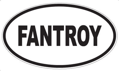 FANTROY - Oval Sticker