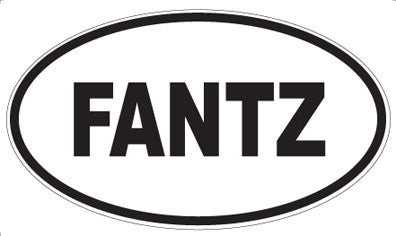 FANTZ - Oval Sticker