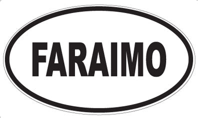 FARAIMO - Oval Sticker