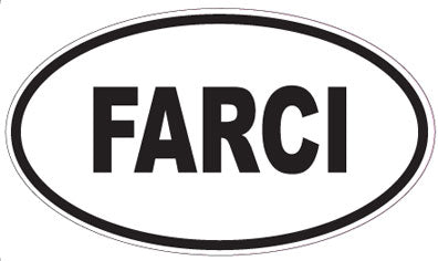 FARCI - Oval Magnet
