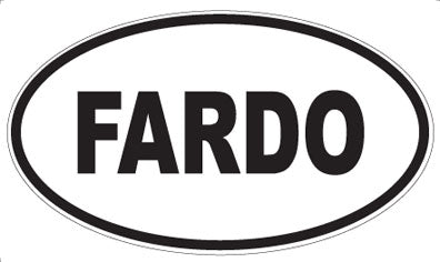 FARDO - Oval Sticker