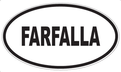 FARFALLA - Oval Magnet