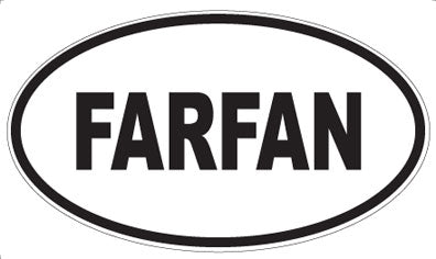 FARFAN - Oval Sticker