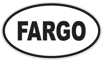 FARGO - Oval Sticker