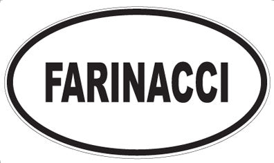 FARINACCI - Oval Sticker