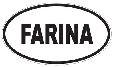 FARINA - Oval Magnet
