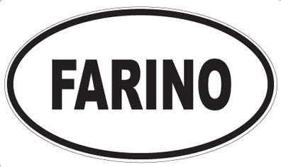 FARINO - Oval Sticker