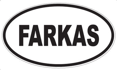 FARKAS - Oval Magnet