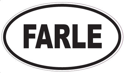 FARLE - Oval Sticker