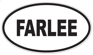 FARLEE - Oval Sticker
