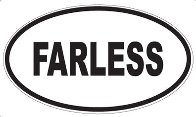FARLESS - Oval Magnet