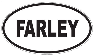 FARLEY - Oval Sticker