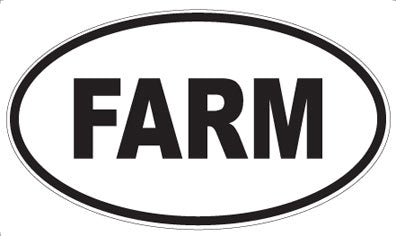 FARM - Oval Sticker