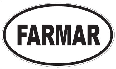 FARMAR - Oval Sticker