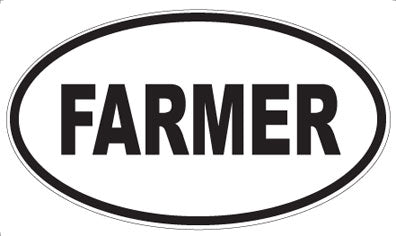 FARMER - Oval Magnet